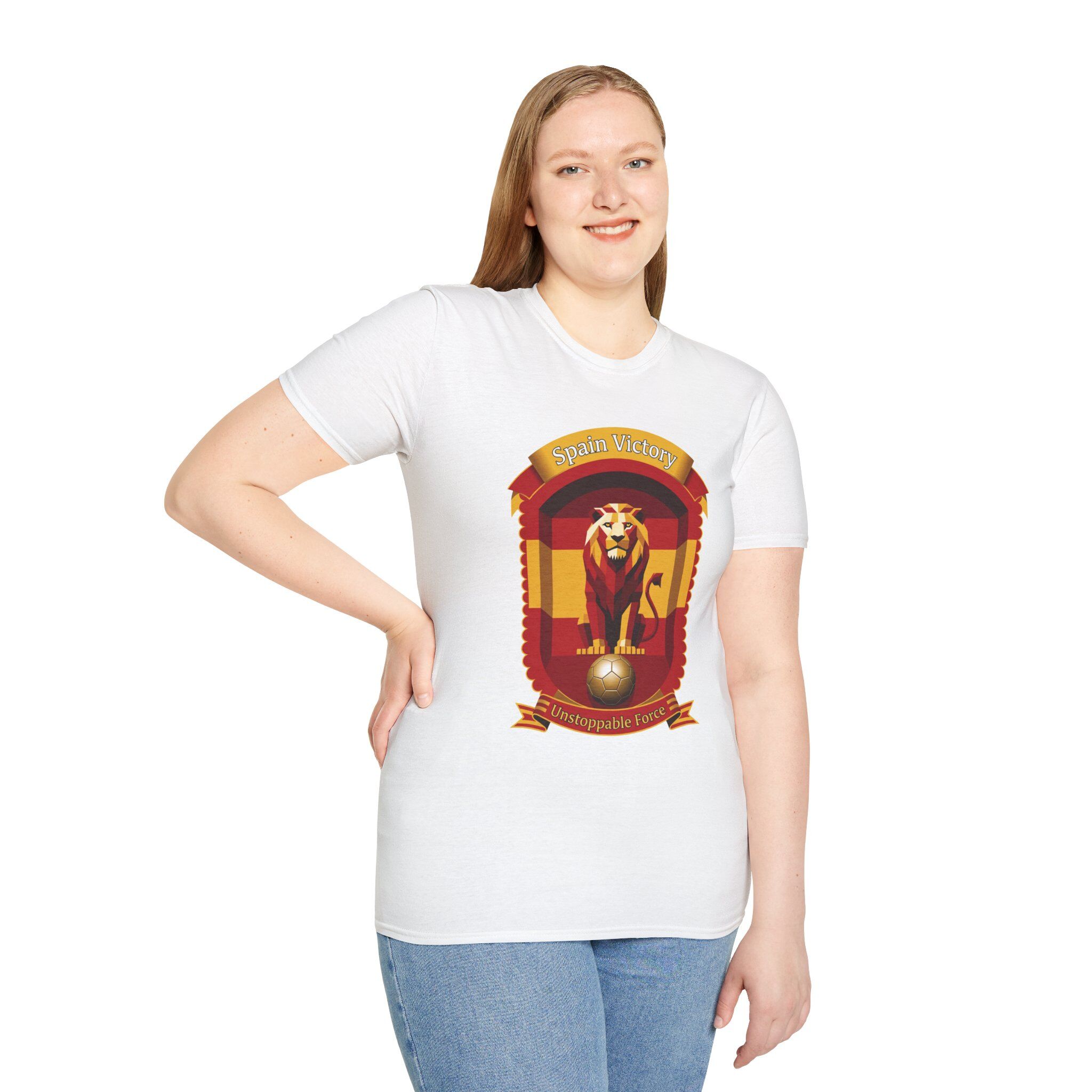 Spanish Lion Crest T-Shirt —Spanish Flag Badge Collector Gift - Image 5