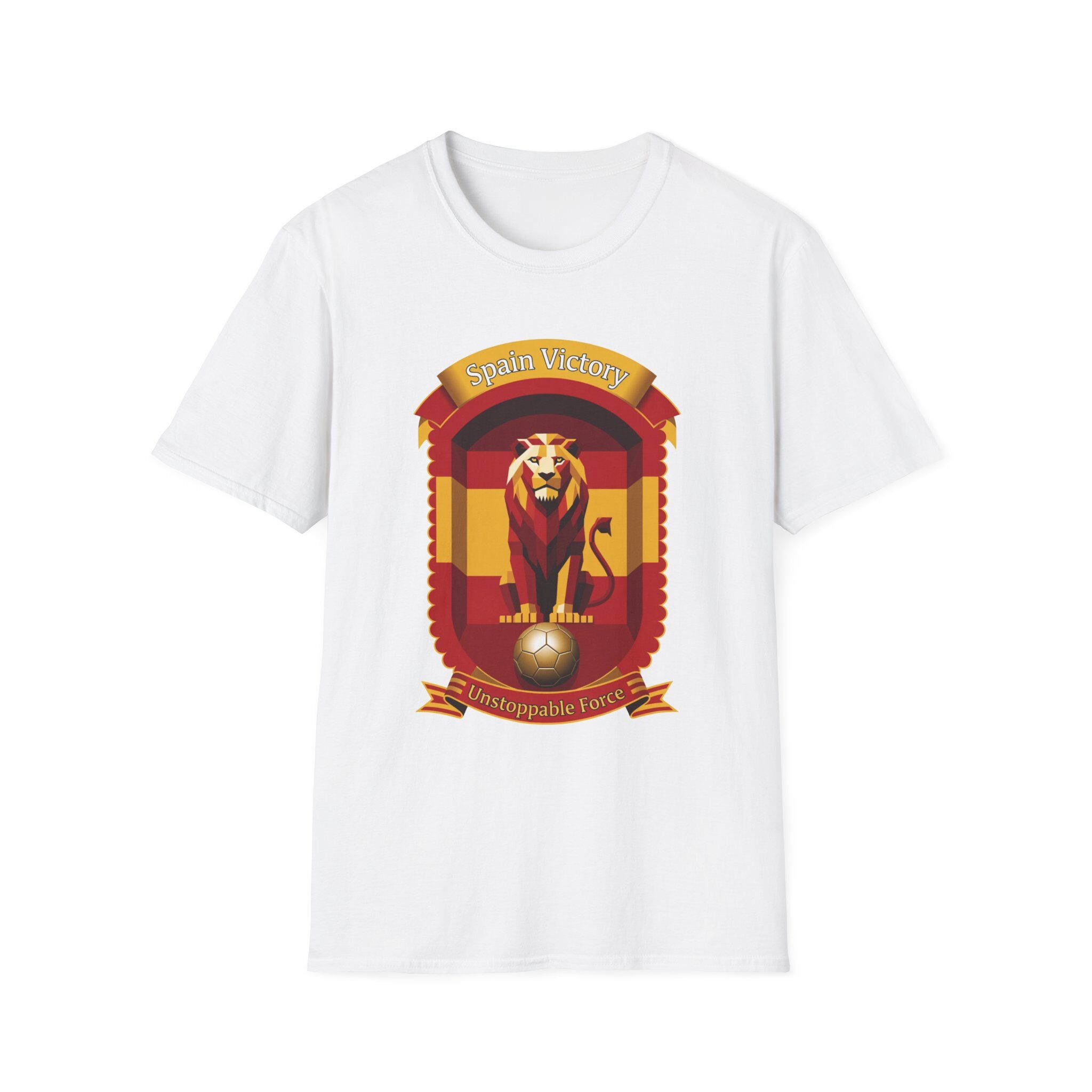 Spanish Lion Crest T-Shirt —Spanish Flag Badge Collector Gift