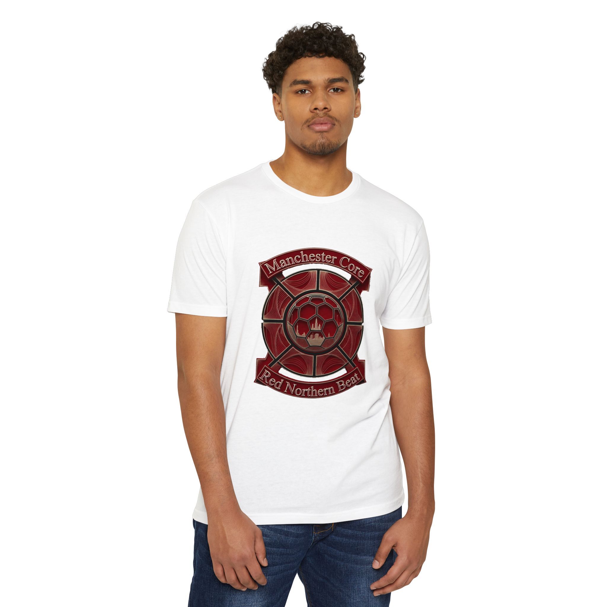 Manchester Red City T Shirt, Northern City Pride Gift - Image 2