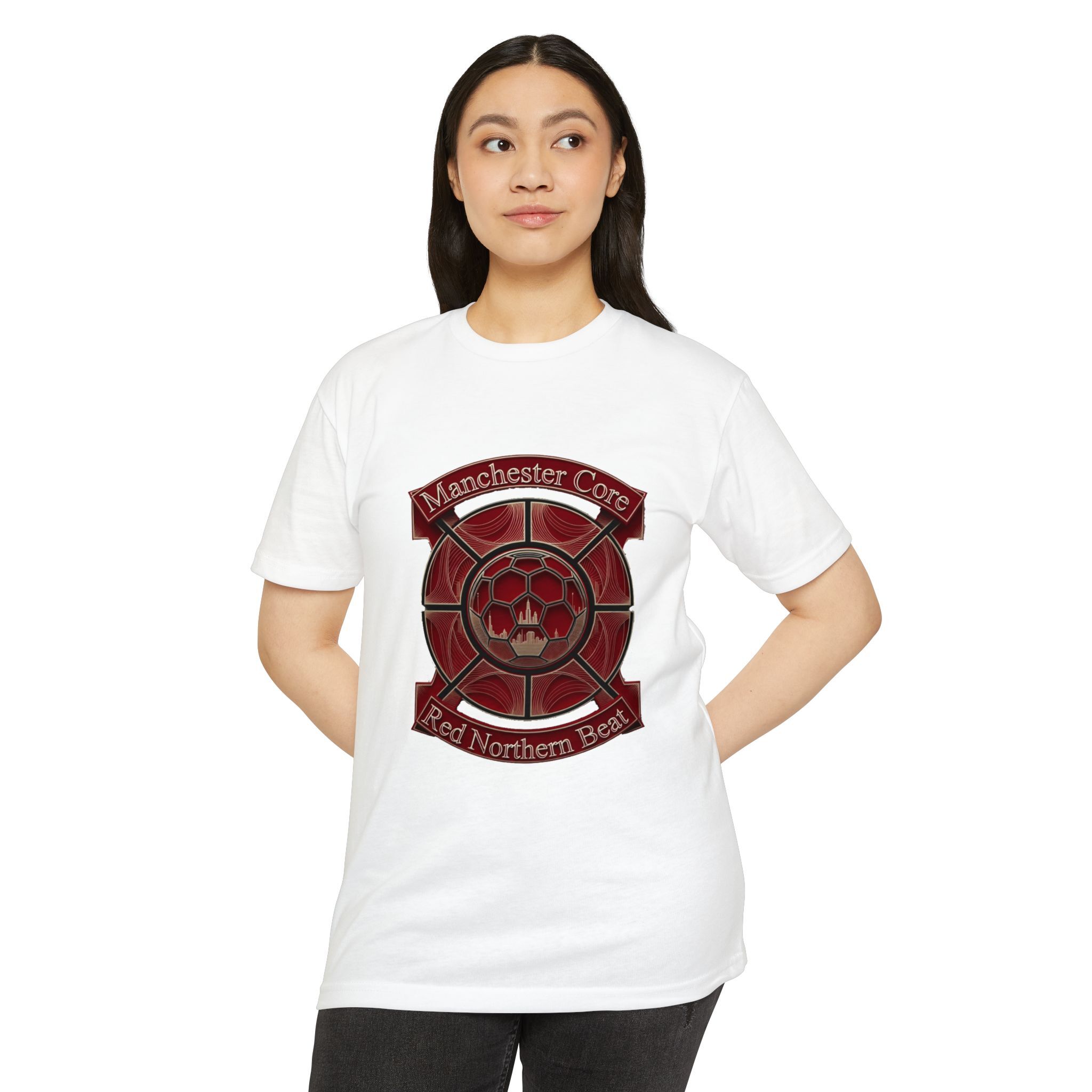Manchester Red City T Shirt, Northern City Pride Gift - Image 3